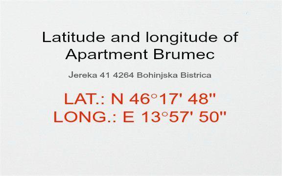 Apartment Brumec Бохинь Экстерьер фото